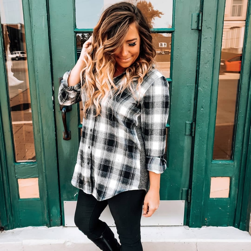 NWT plaid flannel